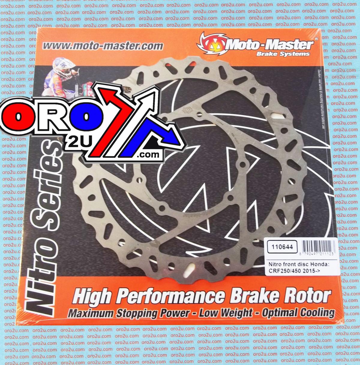 DISC BRAKE FRONT FIXED CRF 15-17, MOTO-MASTER 110644 HONDA