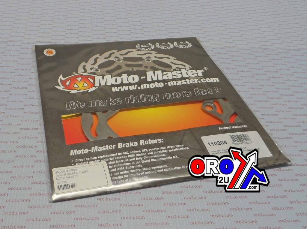 DISC BRAKE REAR FLAME, MOTO-MASTER 110204 LTR400