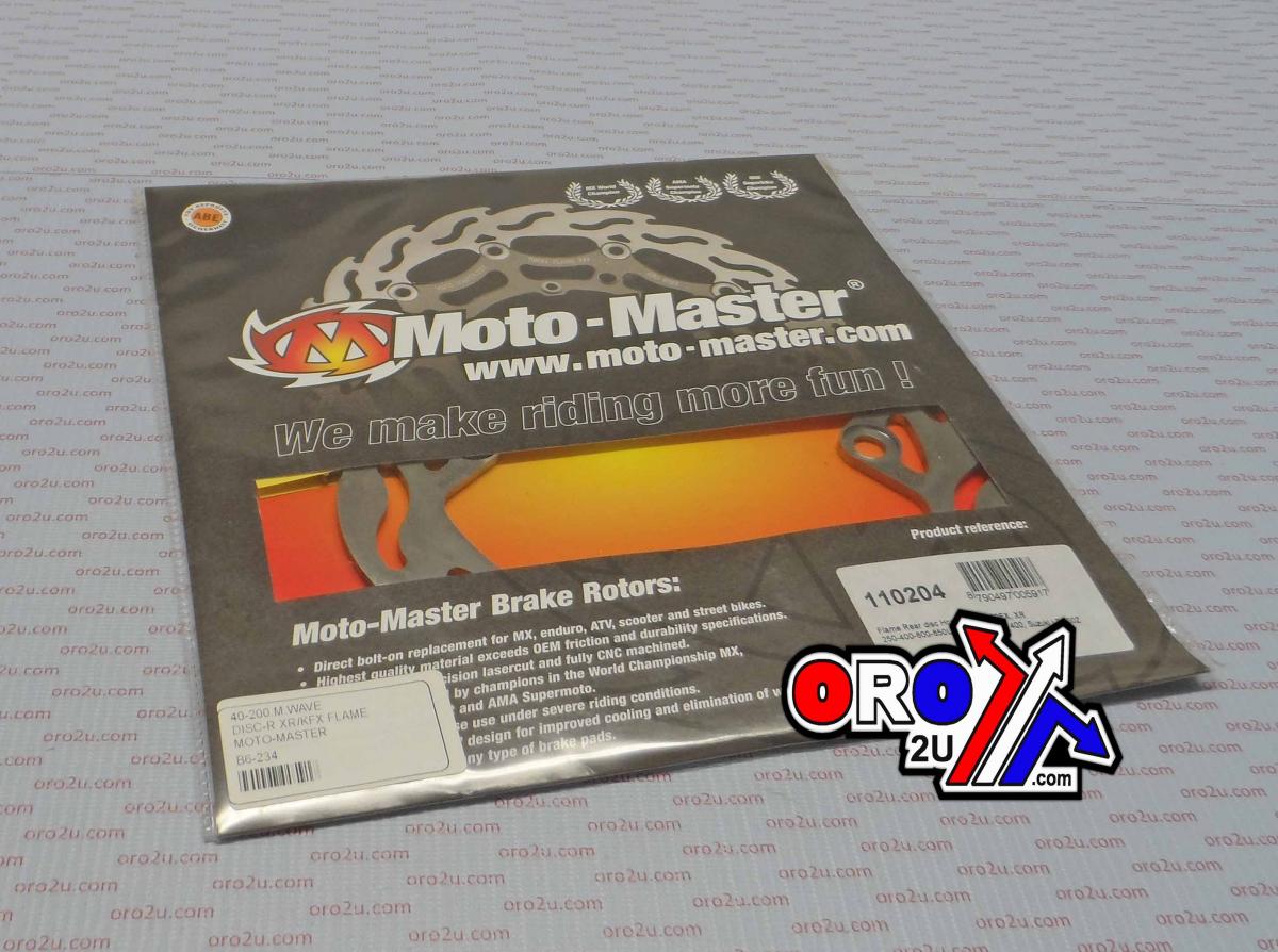 DISC BRAKE REAR FLAME, MOTO-MASTER 110204 LTR400