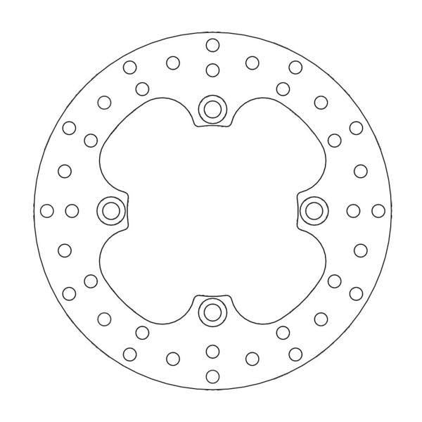 DISC BRAKE REAR XR ROUND, MOTOMASTER 110009 KFX400