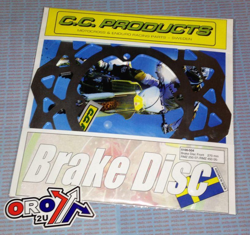 270 DISC FRONT RMZ250 450 CC, CrossCenter 5100-504 OVERSIZE