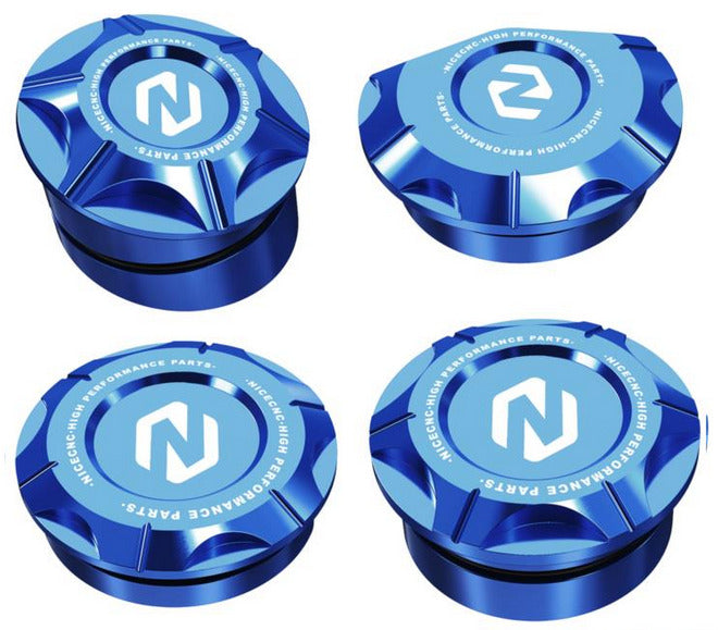 Frame Hole Plugs Blue Yamaha YZ250 2016-2023