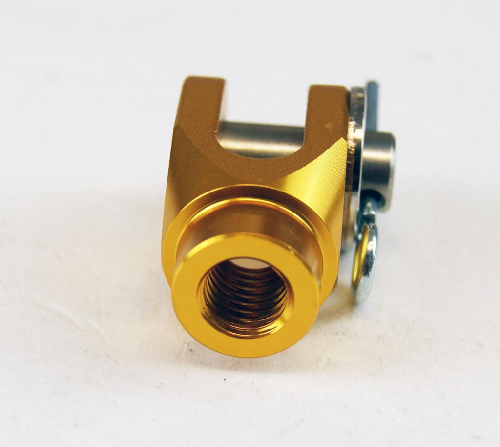 BRAKE CLEVIS REAR GOLD KX KXF, FIR ASRBC-01, CNC ALLOY