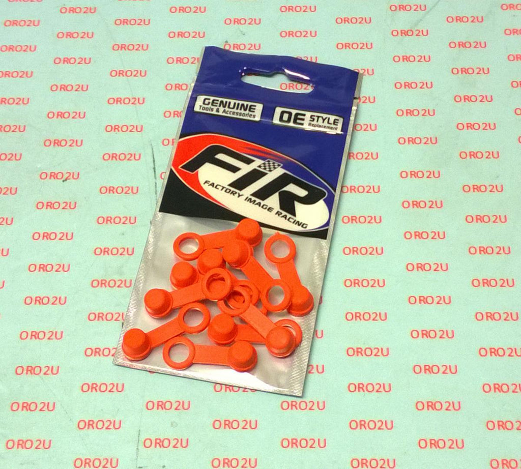 TRADE PACK 10 RUBBER CAPS ORANGE, TRADE £0.40 EA. BLEED NIPPLE COVER CAP