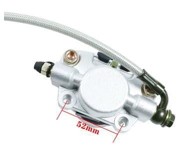 FRONT DISC BRAKE KIT LH ATV MASTER CYLINDER CALIPER HOSE