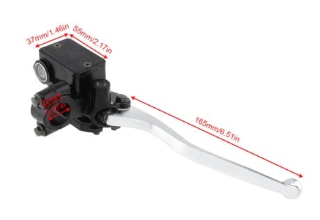 MASTER CYLINDER HYDRAULIC BRAKE LEVER UNIVERSAL 10mm MIRROR MOUNT