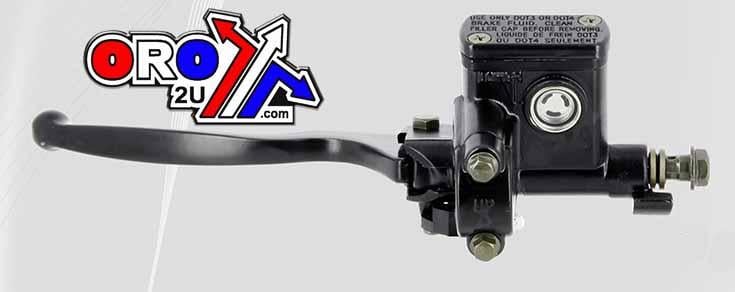MASTER CYLINDER LEFT HAND, Brake master cylinder Left Fixing Ø22 - Piston Ø14mm, Lever, banjo and seals