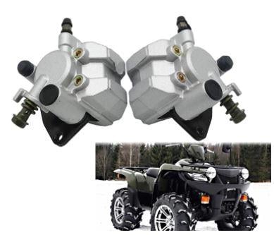 BRAKE CALIPER FRONT SET 2003 - 2007 SUZUKI LTA 400 500 59100-38F30-999 59300-38F30-999 BLACK BRACKET