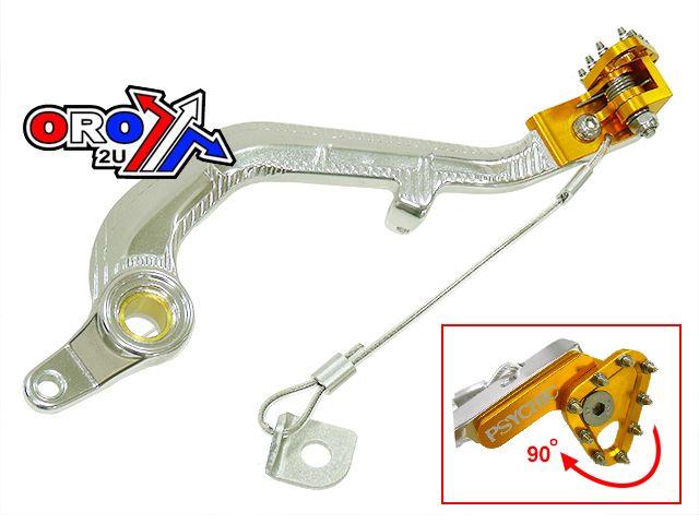 BRAKE PEDAL LEVER REAR RM250, 43100-37F00 MX-08820 SUZ 01-08