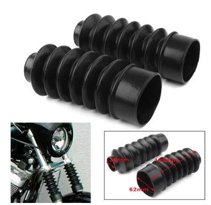 FORK GAITOR BOOTS 6 WAVE 185x39mm HARLEY FXD and XL SPORTSTER, Harley Sportster XL883 1200 HARLEY FXD XL SPORTSTER, Replacement for: Harley-Davidson