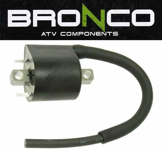 IGNITION COIL HT SUZUKI, LT-A400F KINGQUAD AUTO MODEL L02008-2010, LT-A400F KINGQUAD AUTO ALL 2011-2017, LT-F400F KINGQ, BRONCO AT-01692, 33410-26G00, 33410-26G01