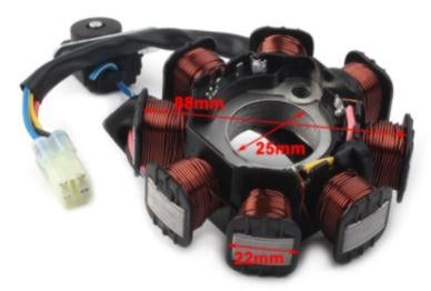 STATOR COIL POLARIS RZR170 SPORTSMAN 90 OUTLAW PREDATOR 50 90 0453559 0454949 0454944