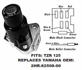 SWITCH IGNITION MAIN YAMAHA TZR125, 2RH-82508-00-00