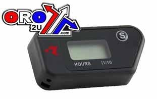 WIRELESS HOUR METER BLACK, RTECH R-HOURMT002NR, R-HOURMT002NR