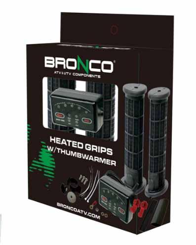 HEATED GRIPS / THUMB FULL KIT ATV, BRONCO AT-08326