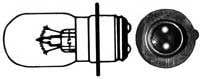 BULB 12V 25W 1TAG PX15D