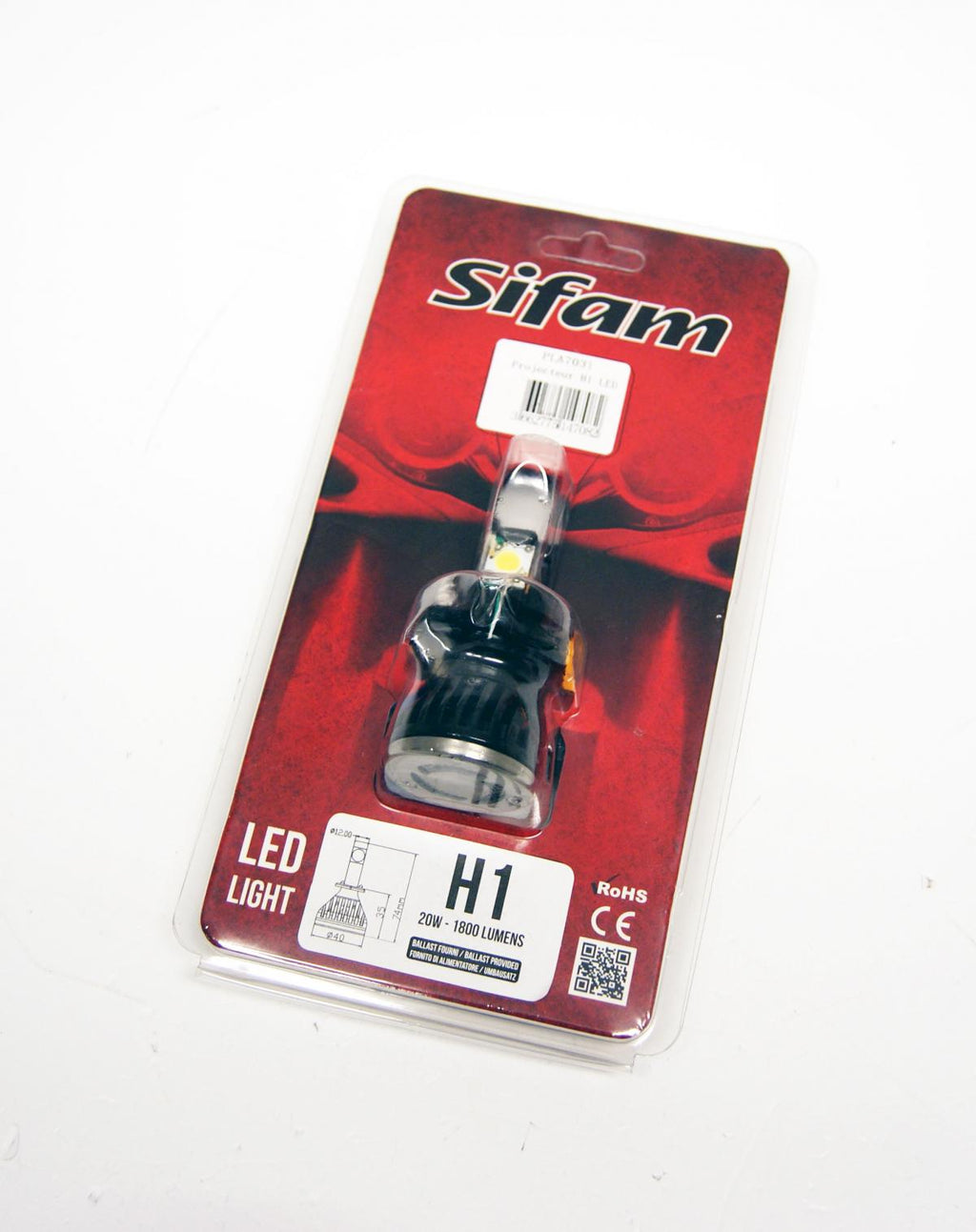 BULB LED H1 12v 24W 1800 Lumens, SOLD EACH, PLA7031