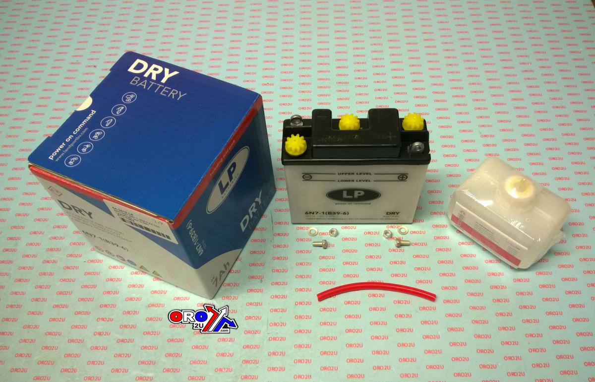 BATTERY 6N7-1, B39-6 6V 7Ah., LANDPORT 00714 DRY, ROAD, MC MA 6N7-1 (B39-6)