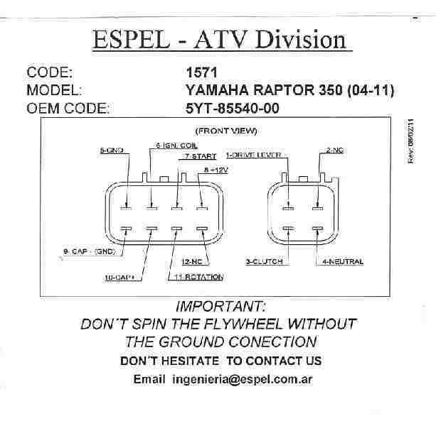 CDI BOX YFM350 04-13 RAPTOR, 5YT-85540-00-00, IYA6036, 160-02082