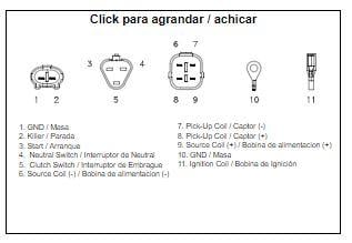 CDI BOX with electronic advance YFM350, 3HN-85540-20-00, DZE 01601-04 EST 1601