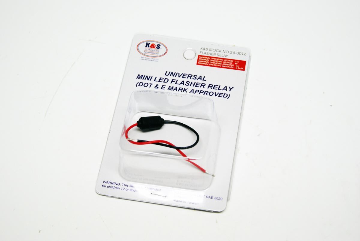 FLASHER DELAY RELAY LED MINI 24-0016