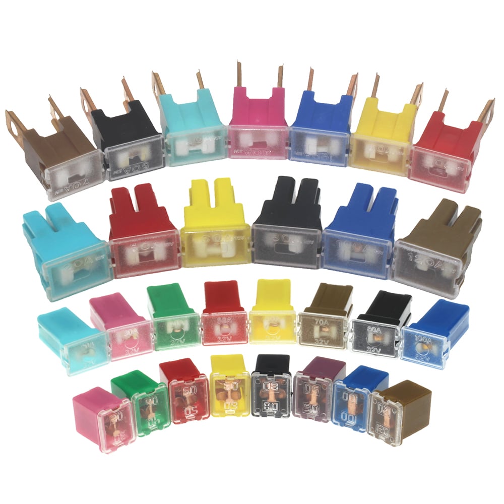 Pack of 2 Cartridge Fuses 80 Amp ATV UTV Female PAL 293 Series