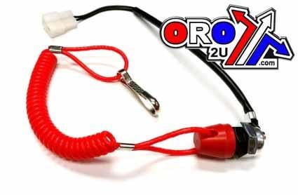SWITCH KILL TETHER LINE, K&S 12-0100P [PANEL MOUNT]