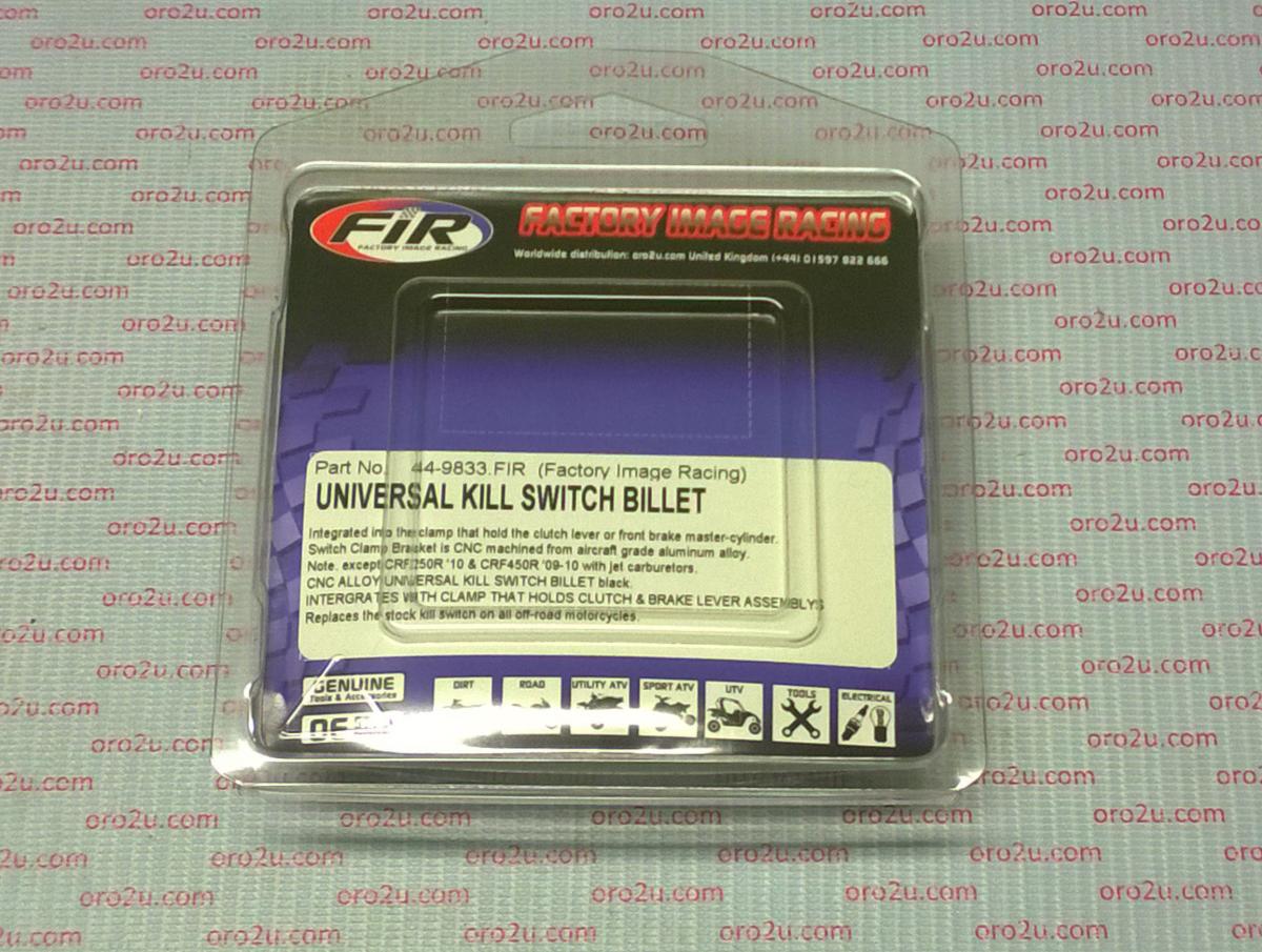 UNIVERSAL KILL SWITCH BILLET, CNC ALLOY BLACK