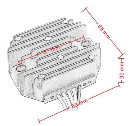 VOLTAGE REGULATOR RECTIFIER KTM 400 450 620 625 640 660 58411034000 58411034100