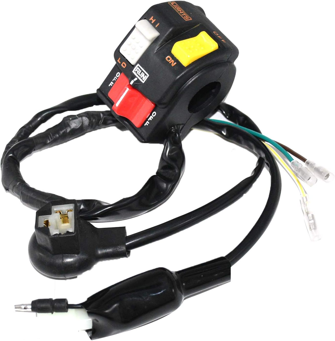 LH LIGHT ON OFF SWITCH REPLACEMENT 1986-1987 HONDA ATC200X ATC 200X 35200-HB5-020