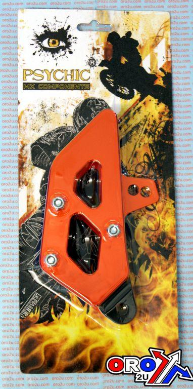 2007 SX/SXF, 08-12 EXC KTM, CHAIN GUARD W/BLOCK ORANGE, MX-03427