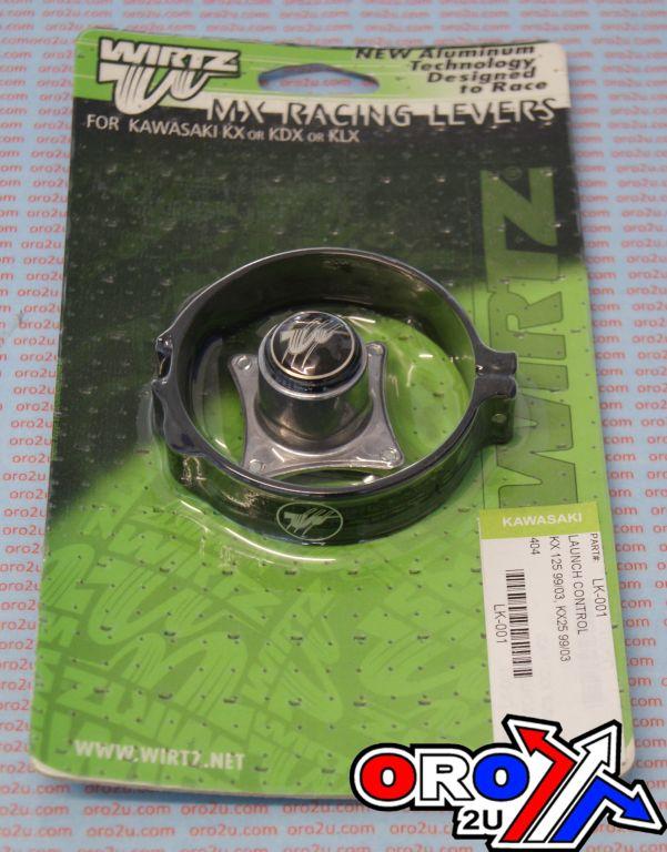 £14+VAT OLD STOCK, WIRTZ HOLE SHOT KX125/250/500, KAWASAKI WIRTZ LK-001 BLACK
