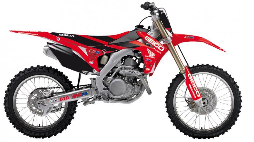 CRF250/450 HONDA GEICO TEAM, BLACKBIRD 8145R19 FULL KIT