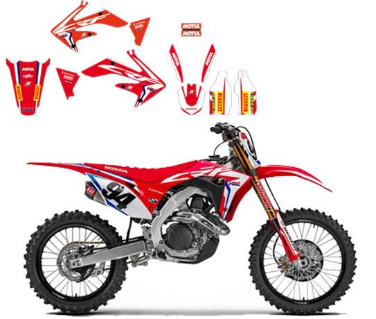 05-08 CRF450 HONDA HRC, BLACKBIRD 8134R17 TEAM HRC 2134R17, 46-K95 Replica Team HRC 2017 HONDA CRF 450 05-08 2134R17