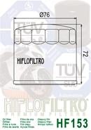 OIL FILTER HIFLO HF153, DUCATI 090549960, HF-153