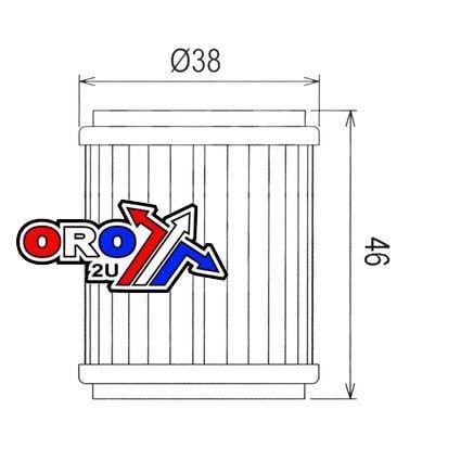 OIL FILTER HIFLO HF141 YZF