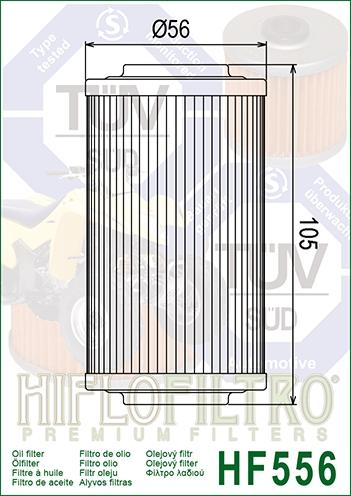 OIL FILTER HIFLO HF556