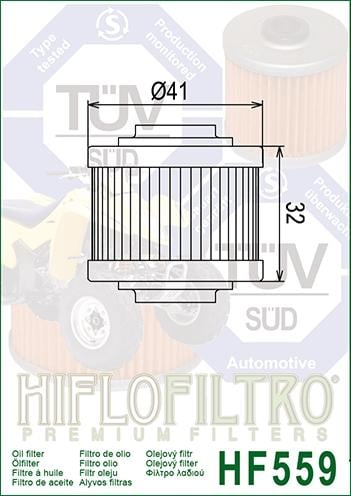 OIL FILTER HIFLO HF559