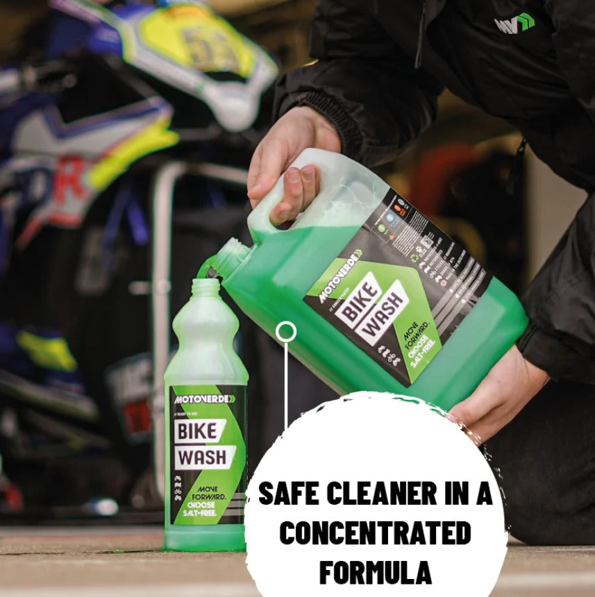 5L Refill Bottle Motoverde Concentrated Bike Wash Cleaner