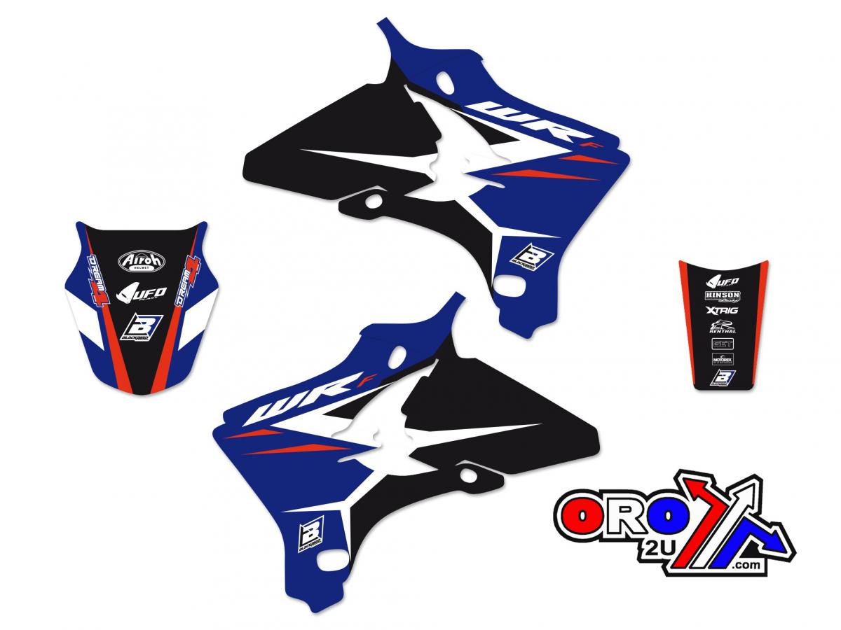 05-06 WRF250 WRF450 DREAM-4, BLACKBIRD DECAL SET 2229N