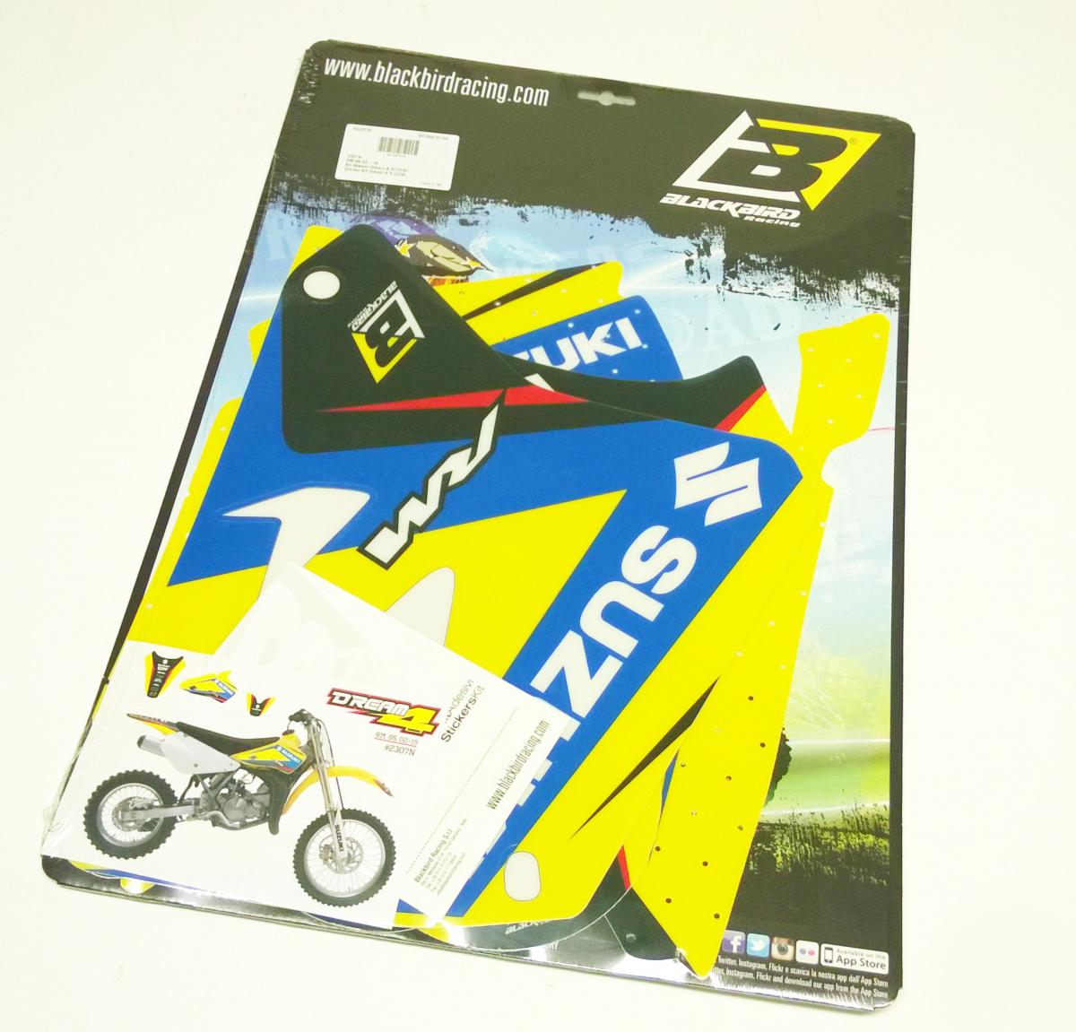02-20 RM85 DREAM-4 DECAL KIT, BLACKBIRD DECAL KIT 2307N