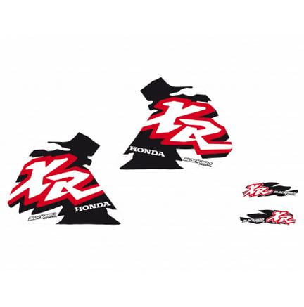 88-99 XR600 98 OEM STYLE, BLACKBIRD DECAL KIT 2106