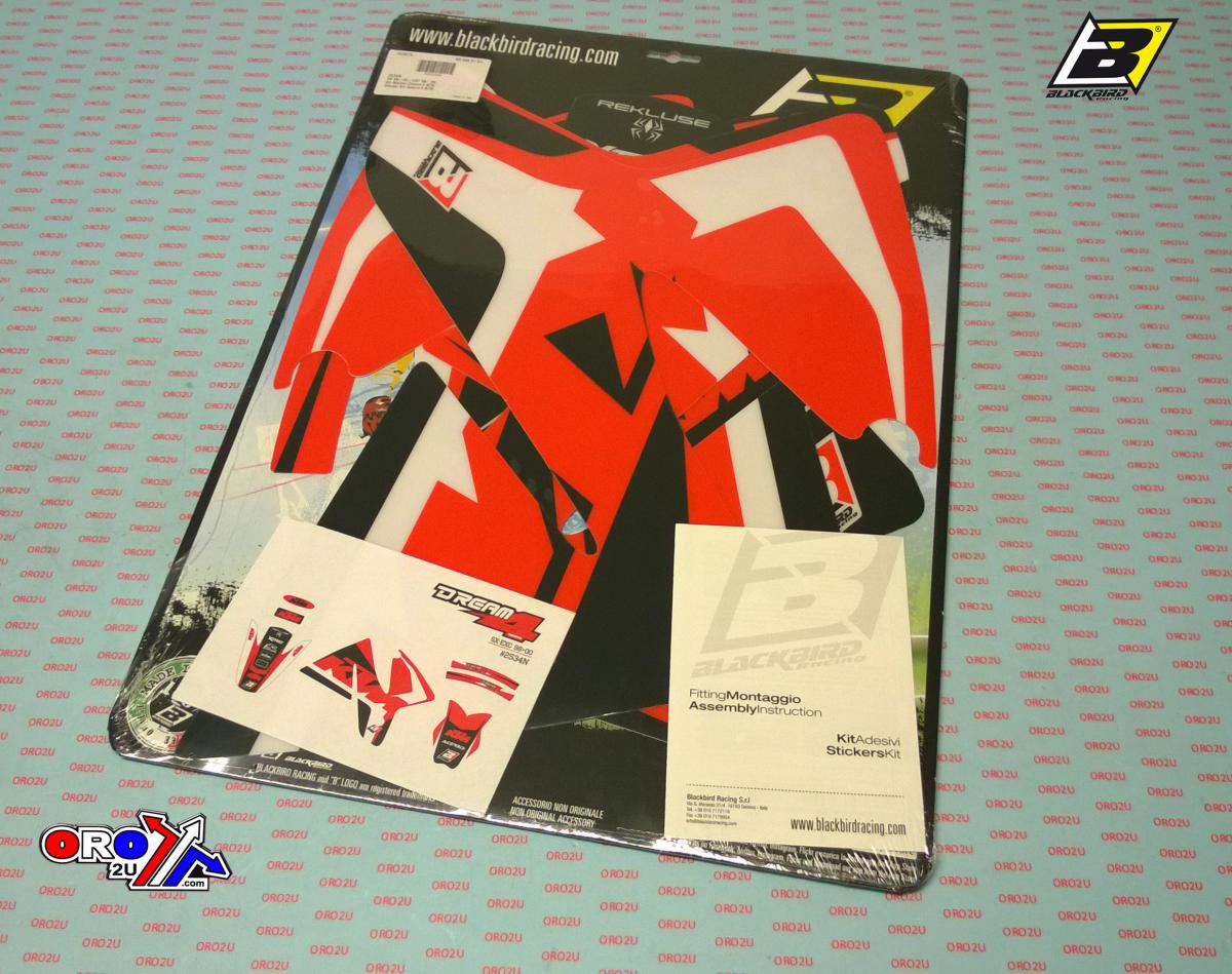 98-00 KTM EXC-SX DREAM 4, BLACKBIRD DECAL KIT 2534N