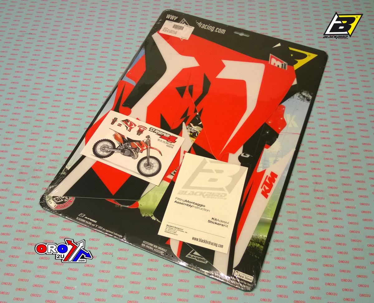 01-04 SX/EXC KTM DREAM-4, BLACKBIRD DECAL KIT 2517N