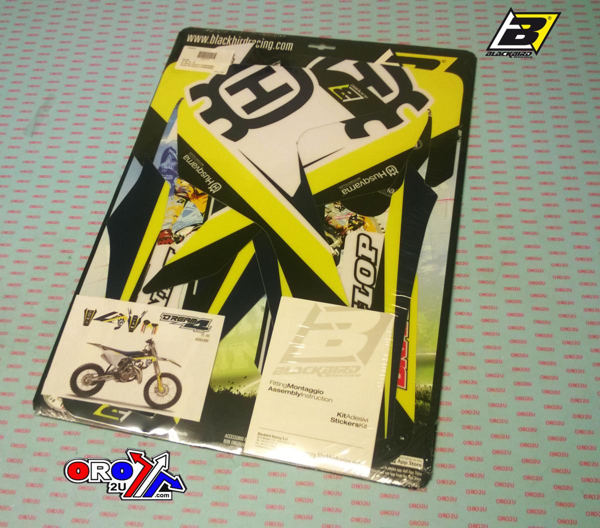 HUSQVARNA TC 85 18-20 DREAM4, BLACKBIRD DECAL KIT, 2614N