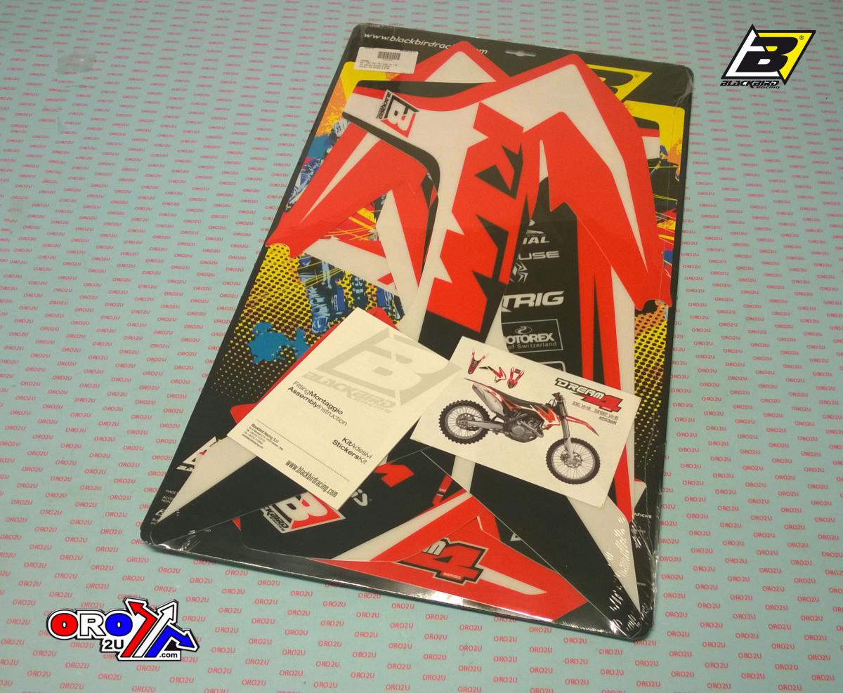 13-15 SX SXF KTM DREAM 4, BLACKBIRD DECAL KIT 2538N, BB2538N