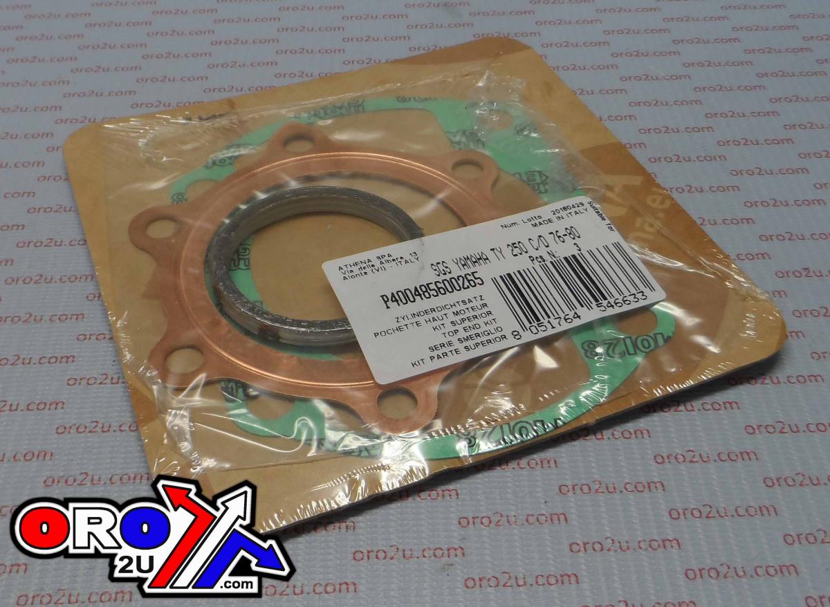 TOP END GASKET SET YAMAHA DT/TY 250 76-82, ATHENA P400485600265