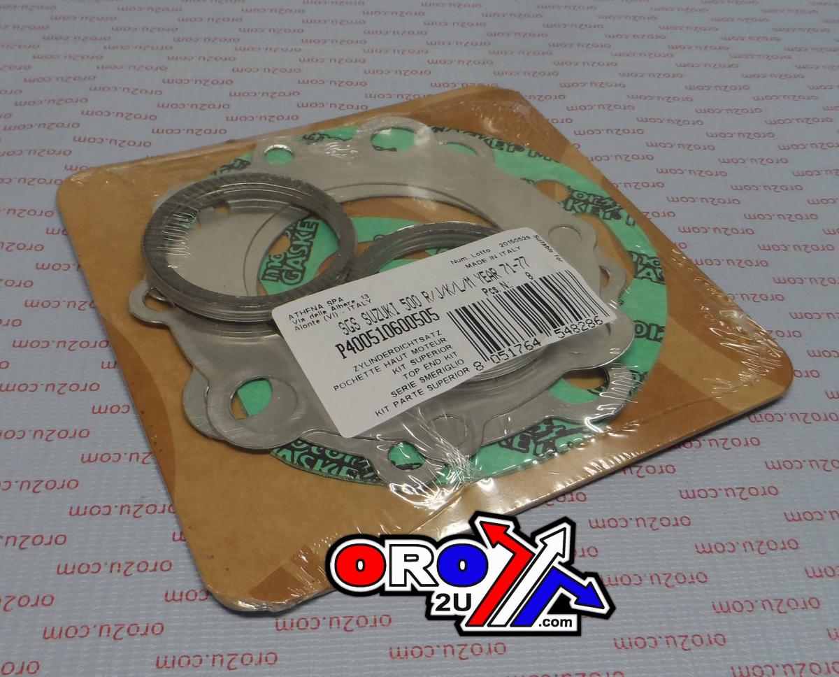 TOP END GASKET SET SUZUKI GT/T 500 71-77, ATHENA P400510600505