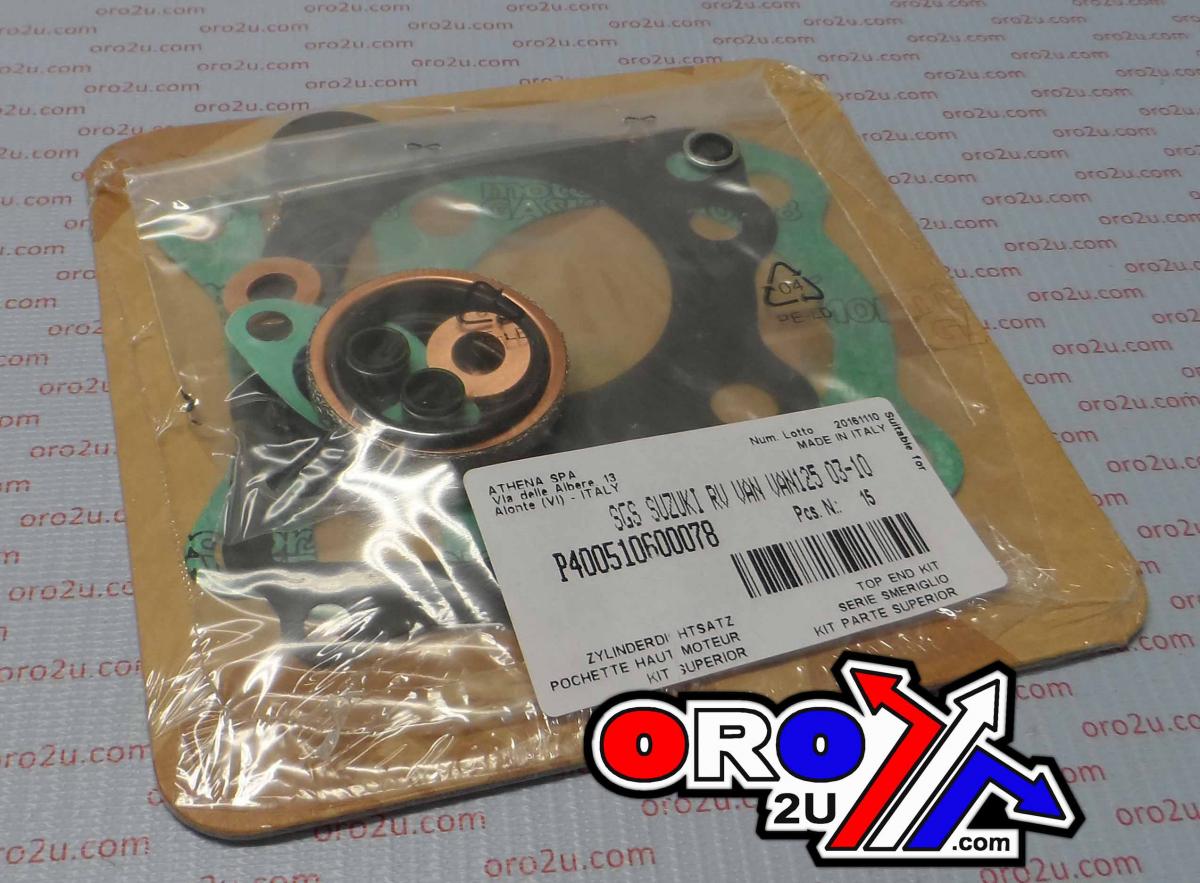 TOP END GASKET SET SUZUKI RV 125 03-10, ATHENA P400510600078 VAN VAN