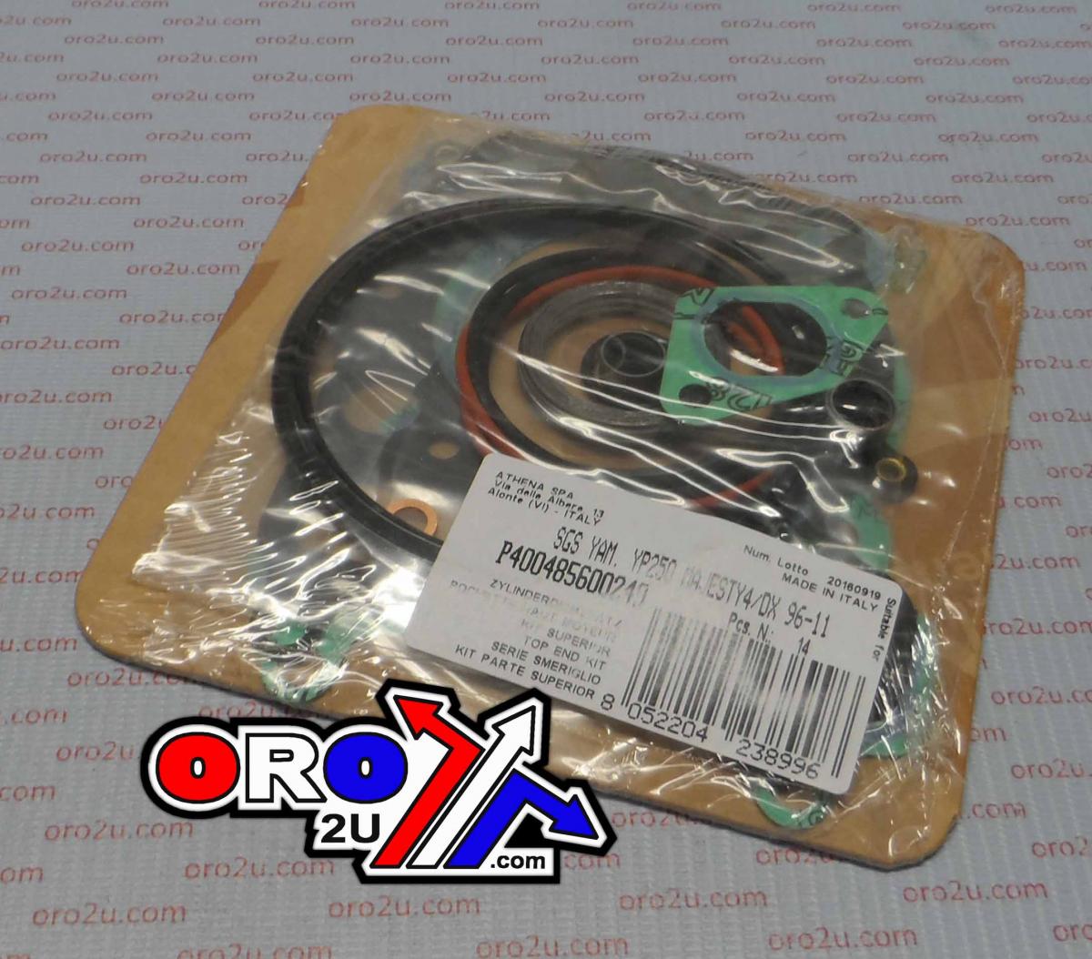 TOP END GASKET SET YAMAHA VP/YP 250 96-13, ATHENA P400485600249 APRILIA/BENELLI/MALAGUTI